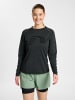 Newline T-Shirt S/S Nwlorlando T-Shirt L/S Woman in BLACK MELANGE