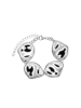 Steel_Art Gliederarmband Damen Clarice silberfarben poliert in silberfarben poliert