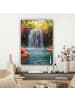 MuchoWow Leinwand bilder Tropischer Wasserfall (BxH)