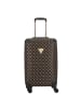 Guess Wilder 4 Rollen Trolley 64 cm mit Dehnfalte in brown