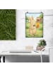Mr. & Mrs. Panda Bild Hase Pommes Design ohne Spruch in Weiß