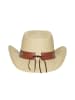 IZIA Women Hat in Beige Turquoise