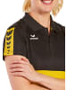 erima Six Wings Poloshirt in gelb/schwarz