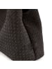 Les Visionnaires Paz Weave Schultertasche Leder 44 cm dark brown