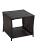 relaxdays Balkontisch in Braun - (B)45 x (H)40 x (T)45 cm