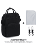 fillikid Wickelrucksack Barcelona Exklusiv in Schwarz