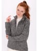 DreiMaster Maritim Damen Fleecejacke in Grau Melange