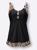 WITT WEIDEN Tankini-Oberteil in schwarz-schoko