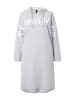 Ulla Popken Midikleid in hellgrau mélange
