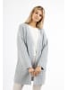 usha WHITE LABEL Damen Offener Strick Cardigan in Grau