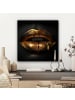 MuchoWow Leinwand bilder Goldene Lippen (BxH)