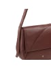 DuDu Formentera Schultertasche Leder 34 cm in chocolate brown