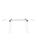 relaxdays Trockenständer in Weiß - (B)199 x (H)91 x (T)63 cm