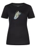 super.natural W FLASHY SNEAKER TEE in schwarz
