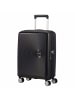 American Tourister Soundbox - 4-Rollen-Kabinentrolley 55 cm erw. (gelb) in bass black