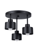 Nice Lamps Deckenleuchte ALASTRO 3 schwarz (L)32cm (B)32cm (H)12cm	