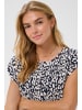 SAINT TROPEZ Kleid GislaSZ Gerade Passform in Nightsky Ice Leopard