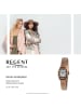 Regent Armbanduhr Regent Metallarmband rosegold extra groß (ca. 23x30mm)