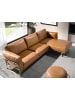 Angel Cerdá Ecksofa 6232 mit Chaise Longue in Kamel/Gold – (B)302 x (T)166 x (H)84 cm