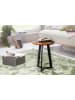 KADIMA DESIGN Beistelltisch | Sheesham/Metall, 35x45x35cm, Industrial