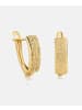 Diamant L'éternel Ohrringe aus 375 Gelbgold