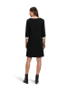 Betty Barclay Jerseykleid mit Eingrifftaschen in Schwarz/Beige