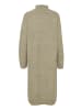 b.young Langes Strickkleid Long Dress Langarm BYOMUNA in Beige