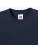Fruit of the Loom Single-Jersey Unisex-T-Shirt, 2er-Pack in dunkelblau/weiß