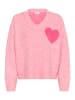 SAINT TROPEZ Strickpullover PariaSZ Lockere Passform in Bonbon