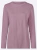 Sieh an! Langarm-Pullover in mauve