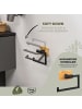 bremermann Toilettenpapierhalter PIAZZA BLACK TAPE BAMBUS