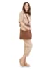 Samantha Look Umhängetasche echt Leder in cognac