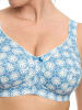 SUSA BH ohne Bügel in blau-weiss