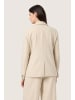 Soaked in Luxury Blazer SLCorinne Gerade Passform in Oatmeal