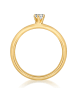 Trilani Ring aus Sterling Silber mit Zirkonia in gelbgold