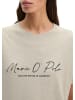 Marc O'Polo T-Shirt loose in Grey Silk