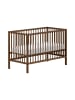 58 aufm Kessel BABYZIMMER SET Keira mit Babybett Wickelkommode Buche massiv nussbaum