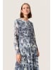 Soaked in Luxury Jerseykleid SLHartley A-shape in Dark Navy Landscape Print
