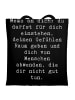 Mr. & Mrs. Panda Shopping Tasche Spruch Gefühle Freiheit mit Spruch in Schwarz