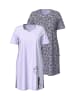 Ulla Popken Nachthemd in zartes lavendel