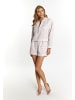 faina Damen Bouclé Blouson in Lavendel Mehrfarbig