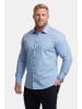 Men Plus Hemd in taubenblau