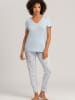 Hanro Schlafshirt Sleep & Lounge in misty blue