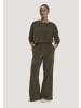 Hessnatur Hessnatur Longsleeve Oversized aus reiner Bio-Baumwolle in vintage oliv