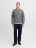 Jack & Jones Gestricktes Polo in Medium Grey Melange