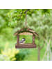 relaxdays Vogelfutterhaus in Natur