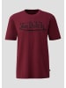 QS T-Shirt  in  39D0_bordeaux