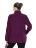 Ulla Popken Sweatjacke in dunkle kirsche