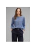 Street One Langarmshirt in fresh intense gentle blue