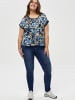 Peppercorn T-Shirt in Ocean Blue Print